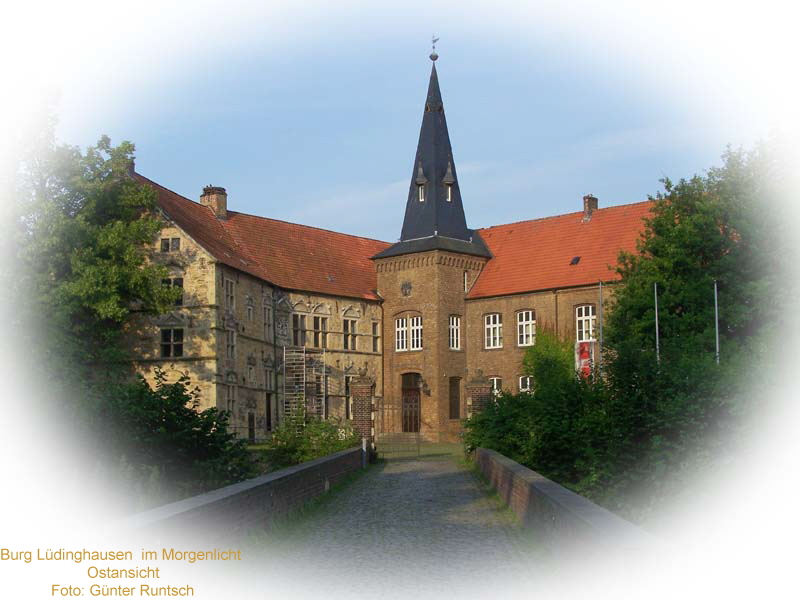Burg Lüdinghausen im Morgenlicht